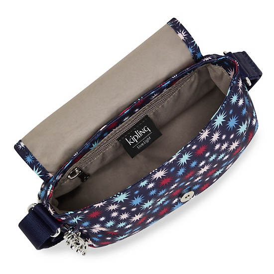 Kipling Sabian Printed Crossbody Mini Tassen Paars | België 1863UZ